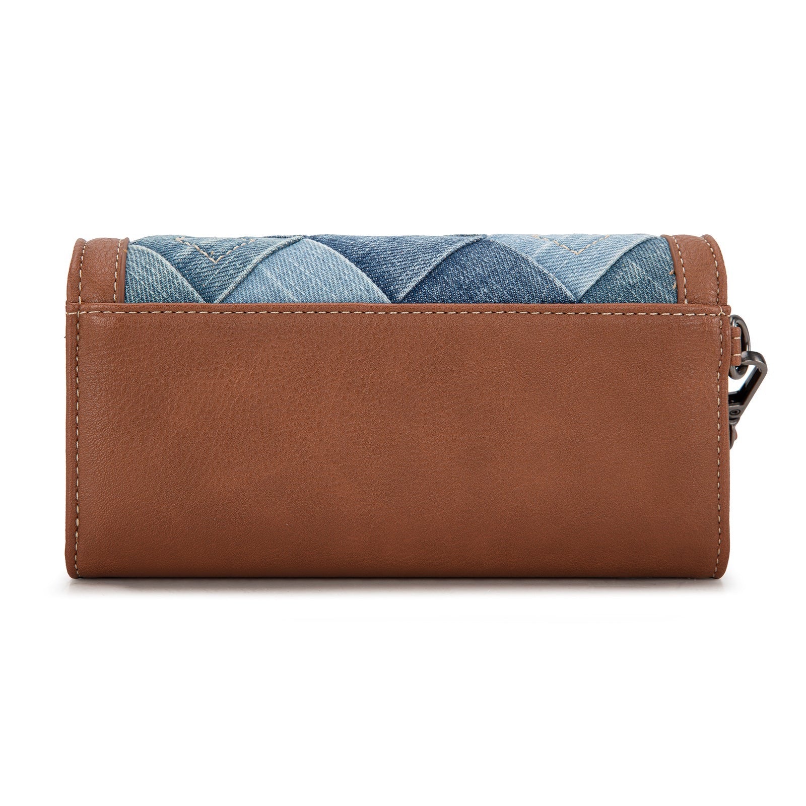 Wrangler Denim Woven Tri-Fold Wristlet/Wallet - Image 4