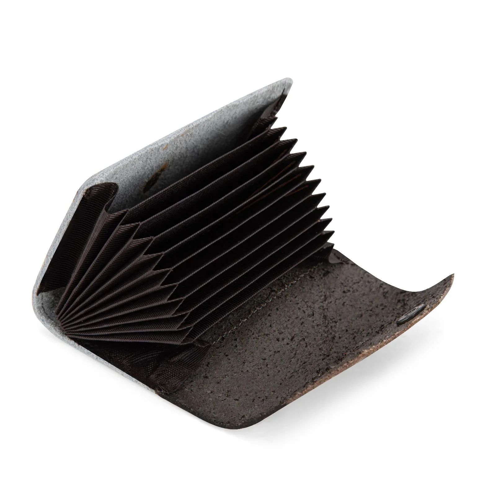Wrangler Genuine Hair-On Cowhide Floral Tooled Card Holder - Image 7