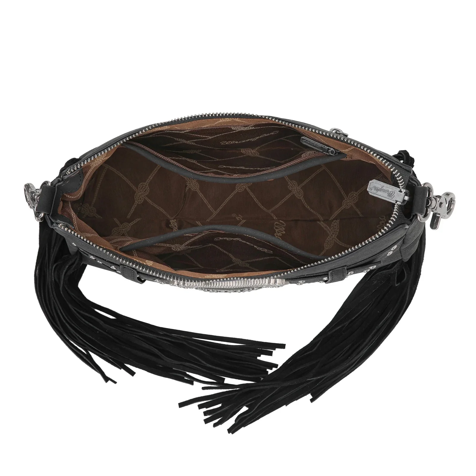Wrangler Fringe Buckle Hobo Bag/Crossbody Bag - Image 10