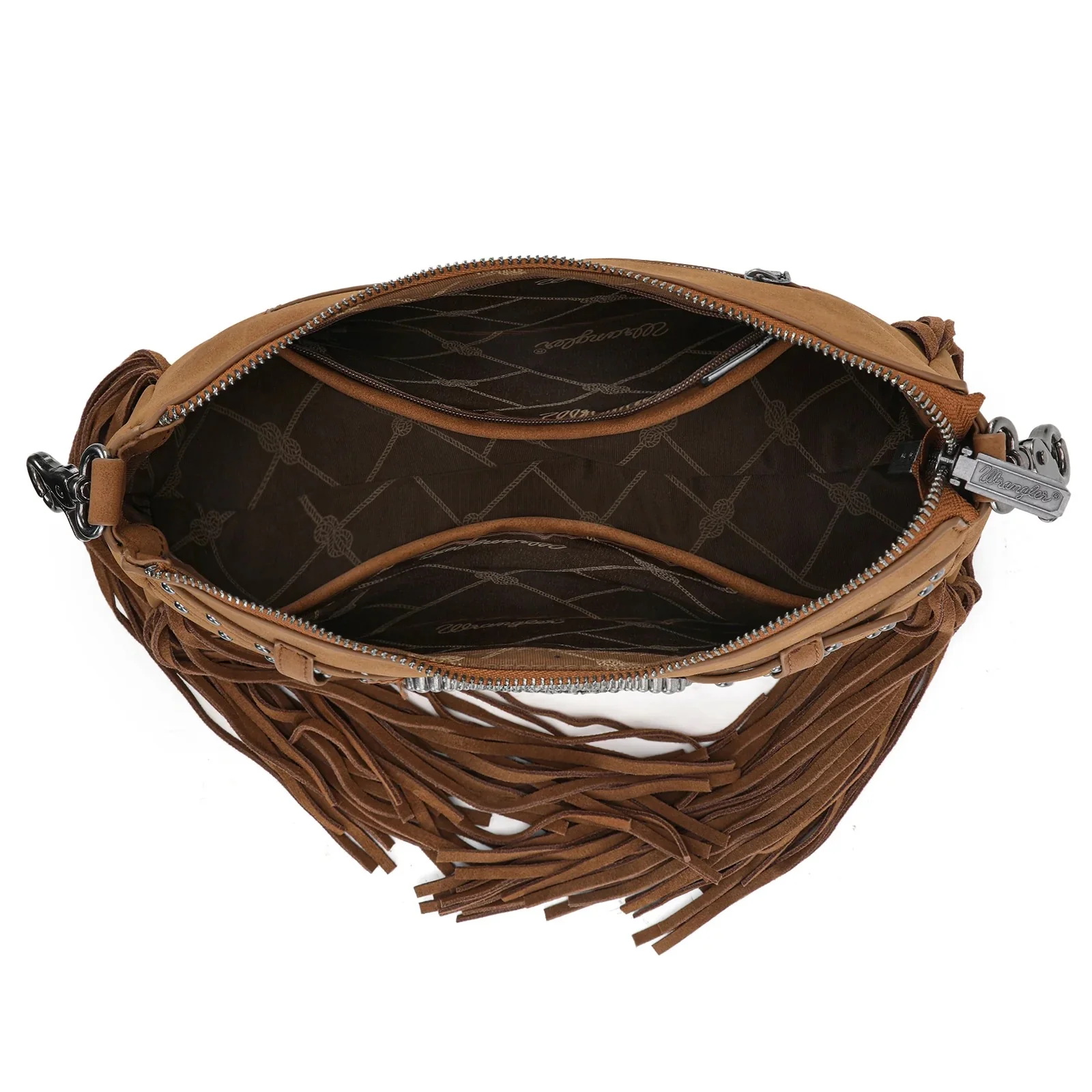 Wrangler Fringe Buckle Hobo Bag/Crossbody Bag - Image 10