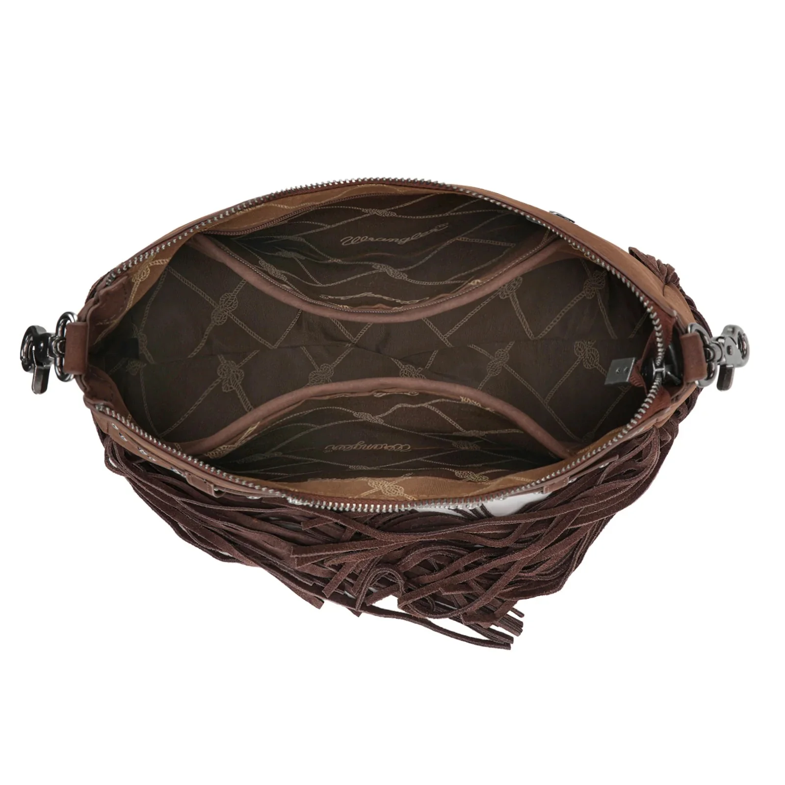 Wrangler Fringe Buckle Hobo Bag/Crossbody Bag - Image 7