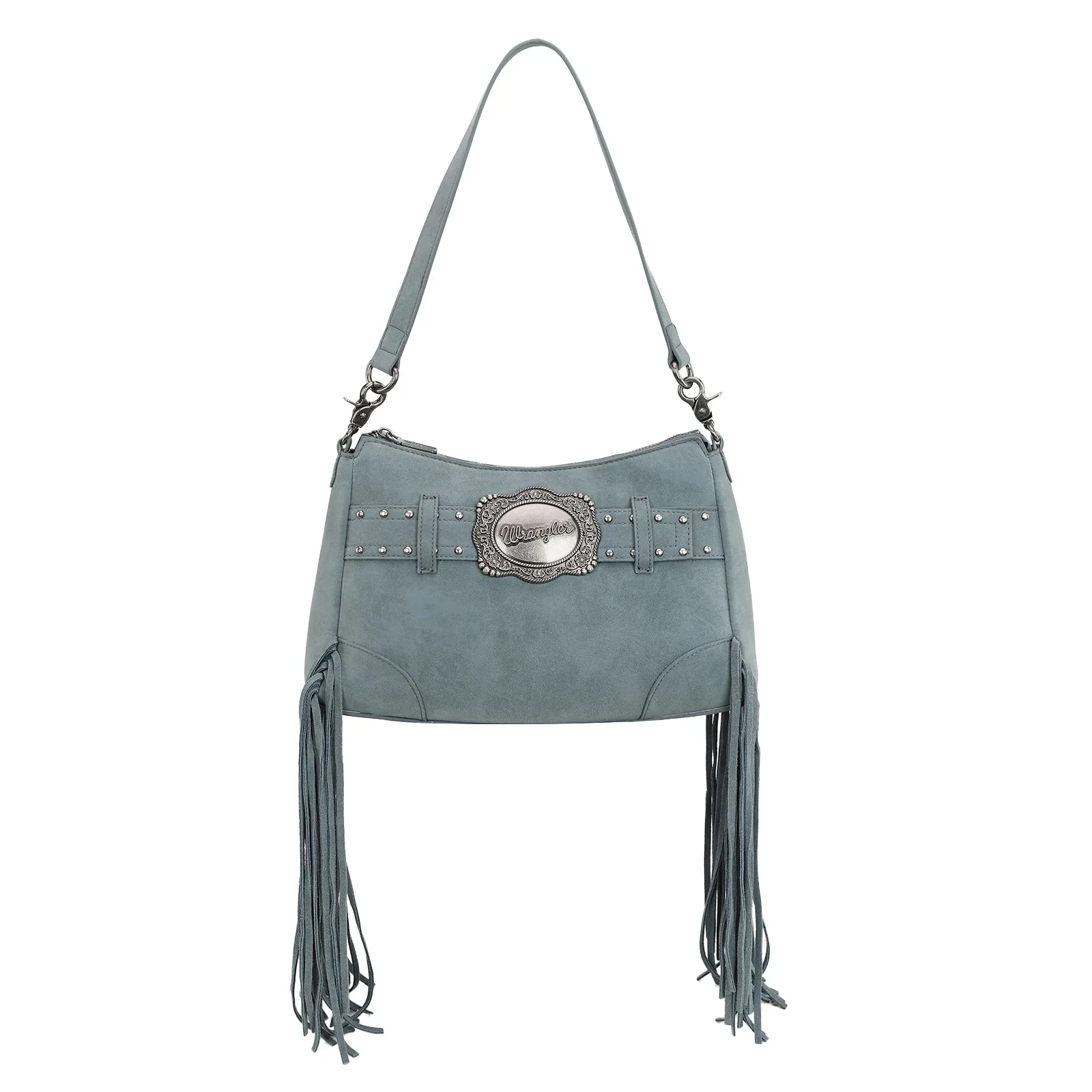 Wrangler Fringe Buckle Hobo Bag/Crossbody Bag - Image 3