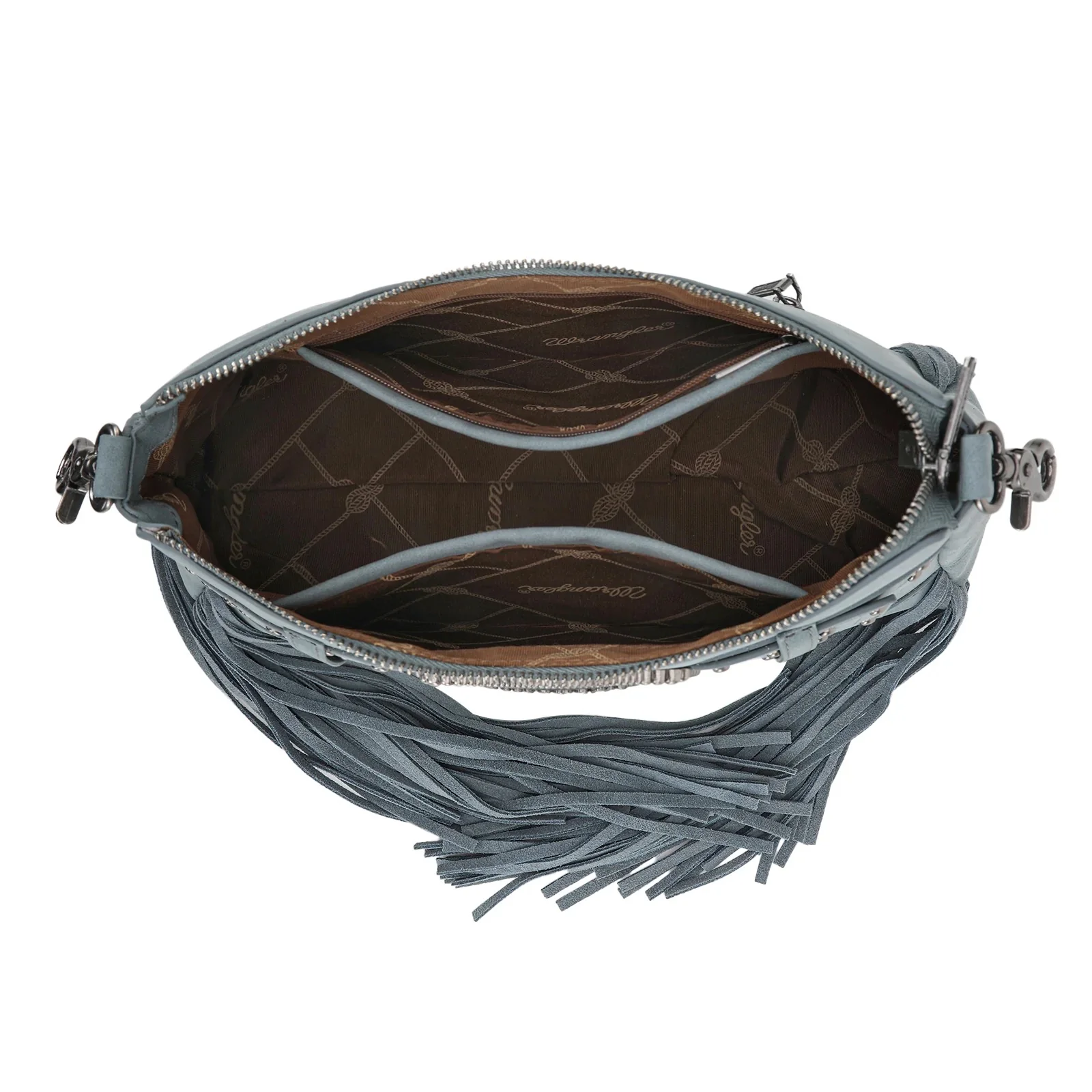 Wrangler Fringe Buckle Hobo Bag/Crossbody Bag - Image 6