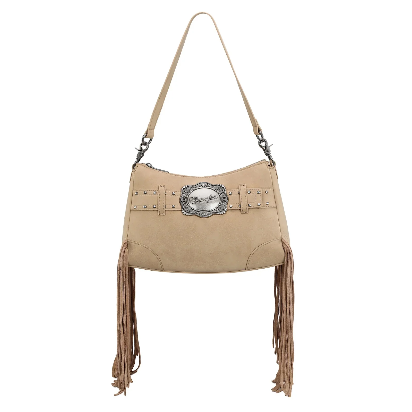 Wrangler Fringe Buckle Hobo Bag/Crossbody Bag - Image 4