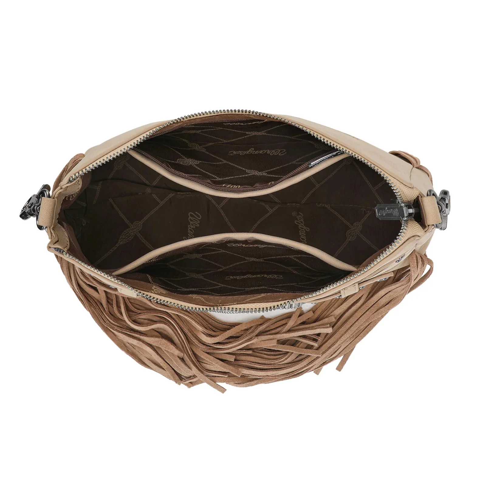 Wrangler Fringe Buckle Hobo Bag/Crossbody Bag - Image 7