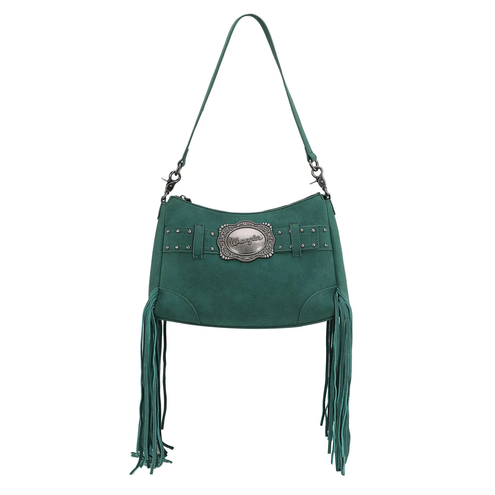 Wrangler Fringe Buckle Hobo Bag/Crossbody Bag - Image 4