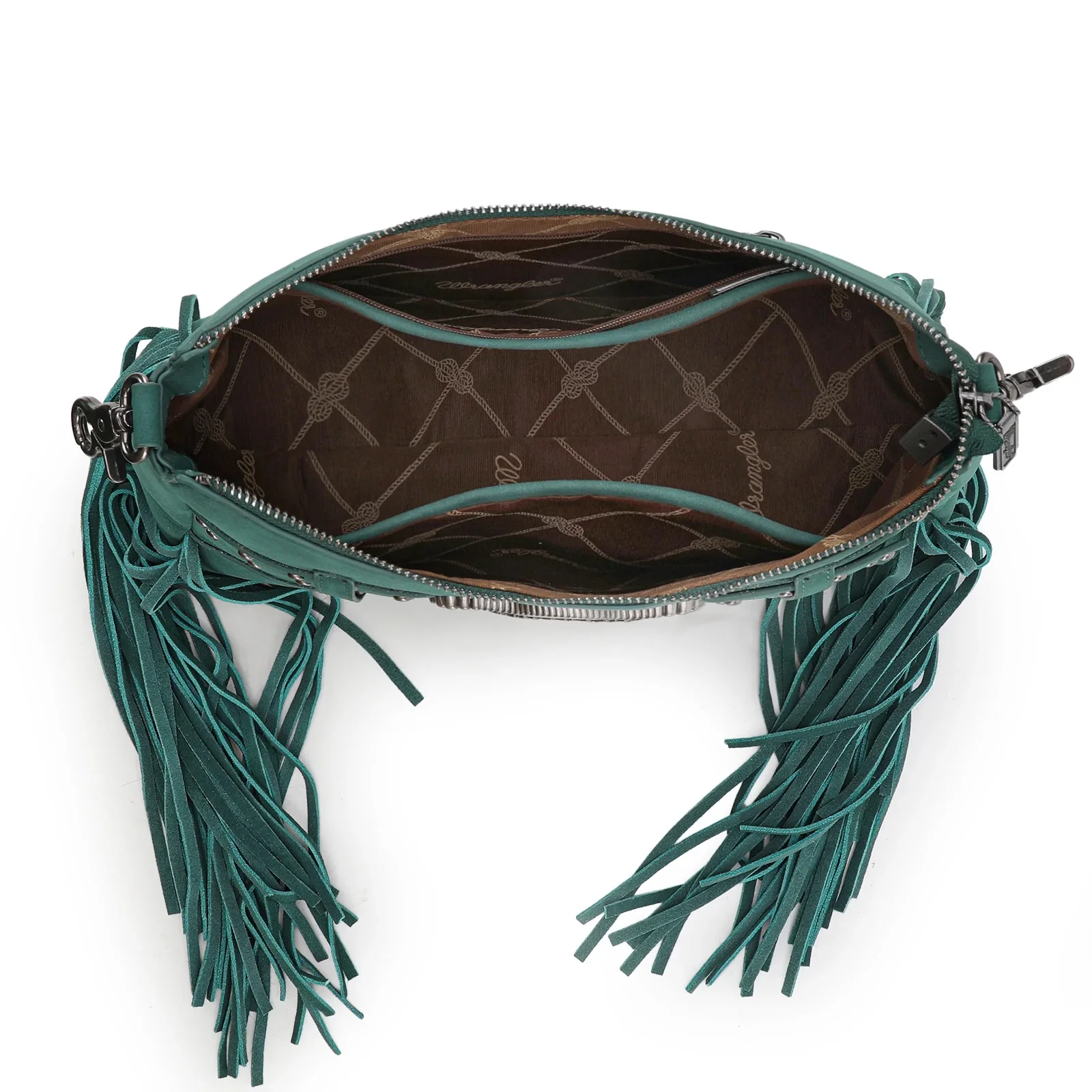 Wrangler Fringe Buckle Hobo Bag/Crossbody Bag - Image 6