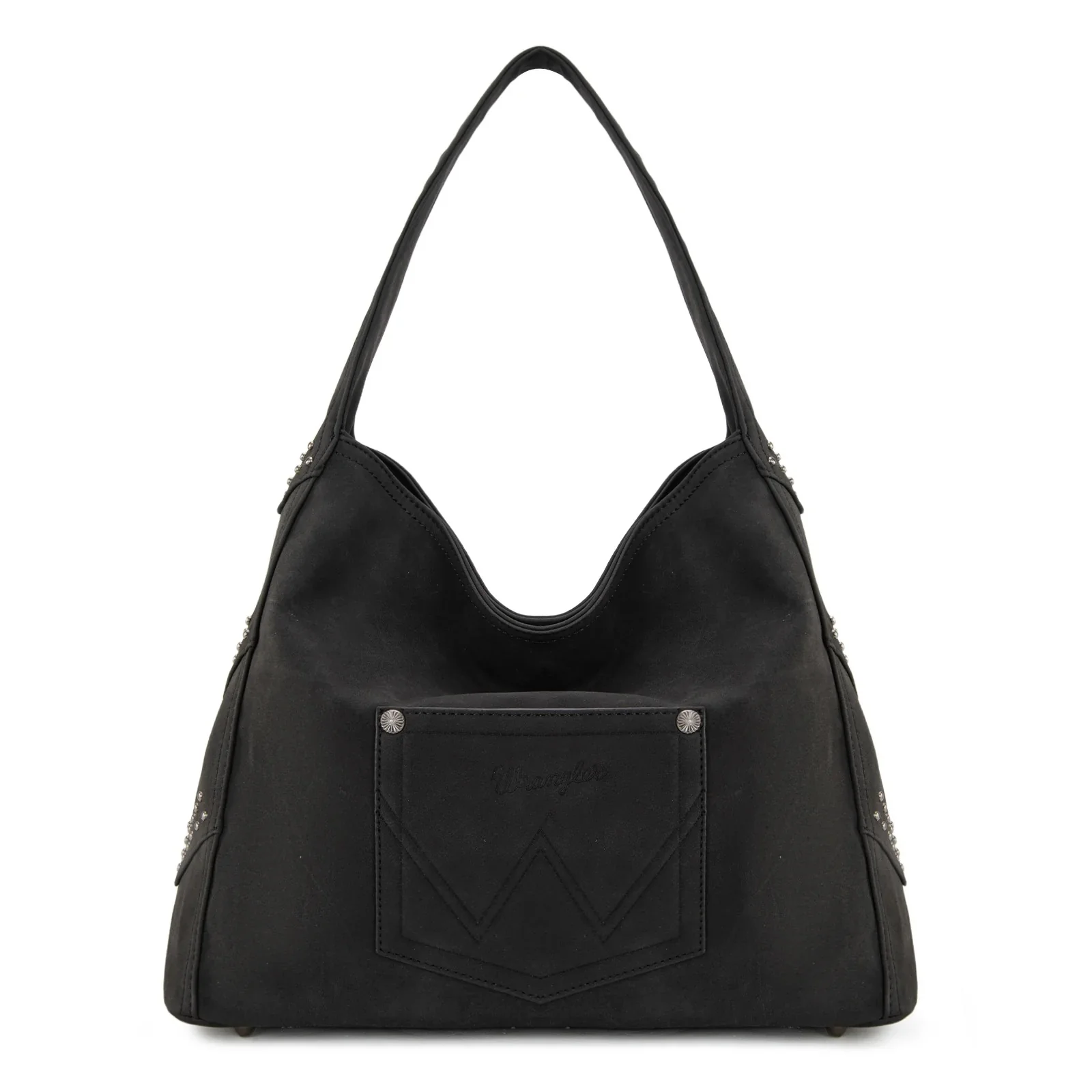Wrangler Fringe Studded Hobo Bag - Image 11