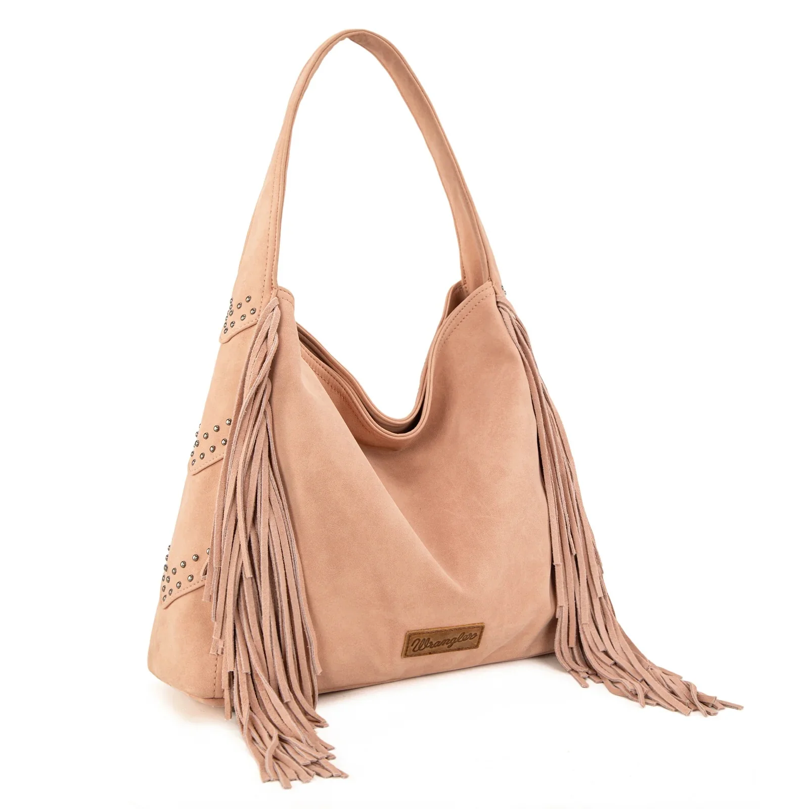 Wrangler Fringe Studded Hobo Bag - Image 6