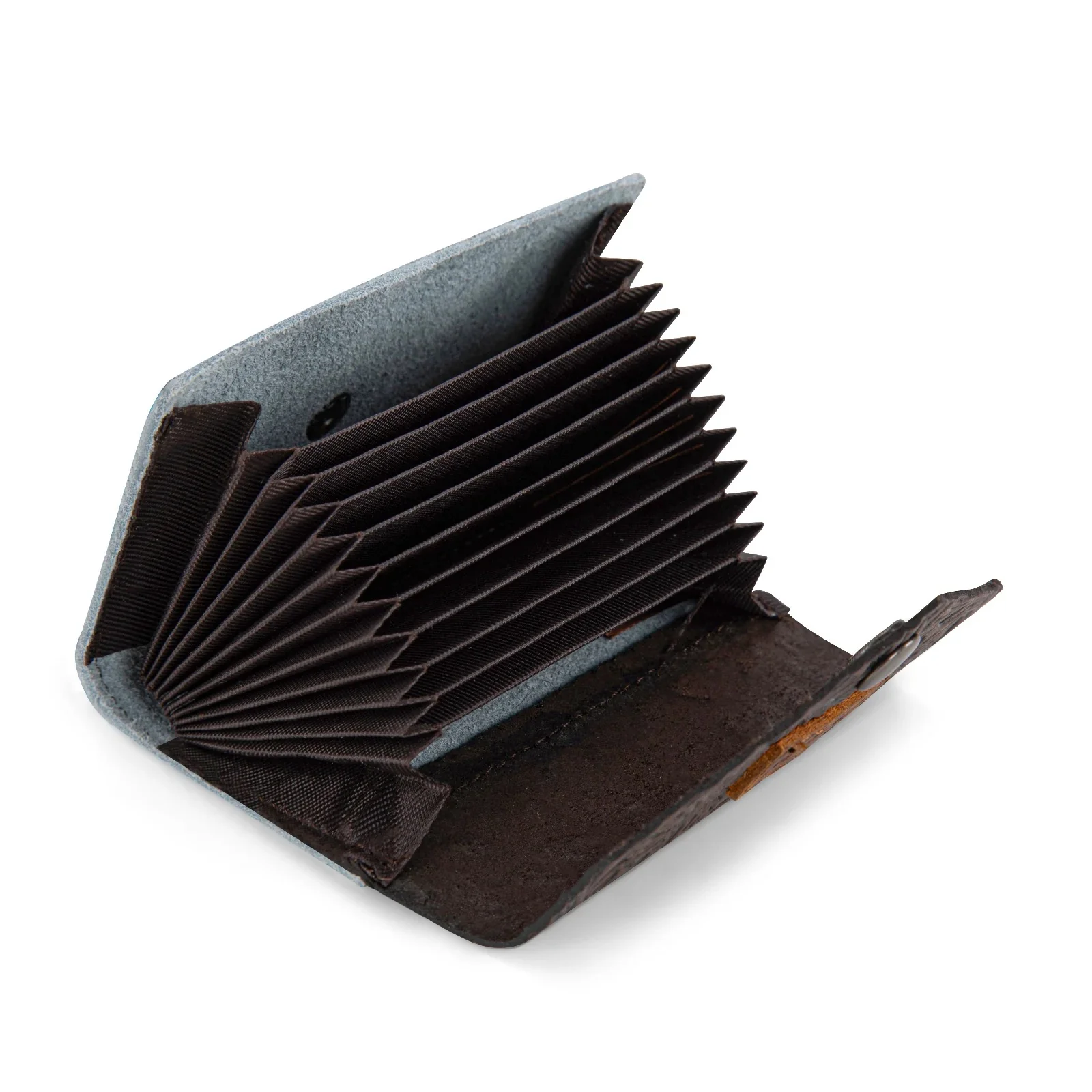 Wrangler Genuine Hair-On Cowhide Floral Tooled Card Holder - Image 6