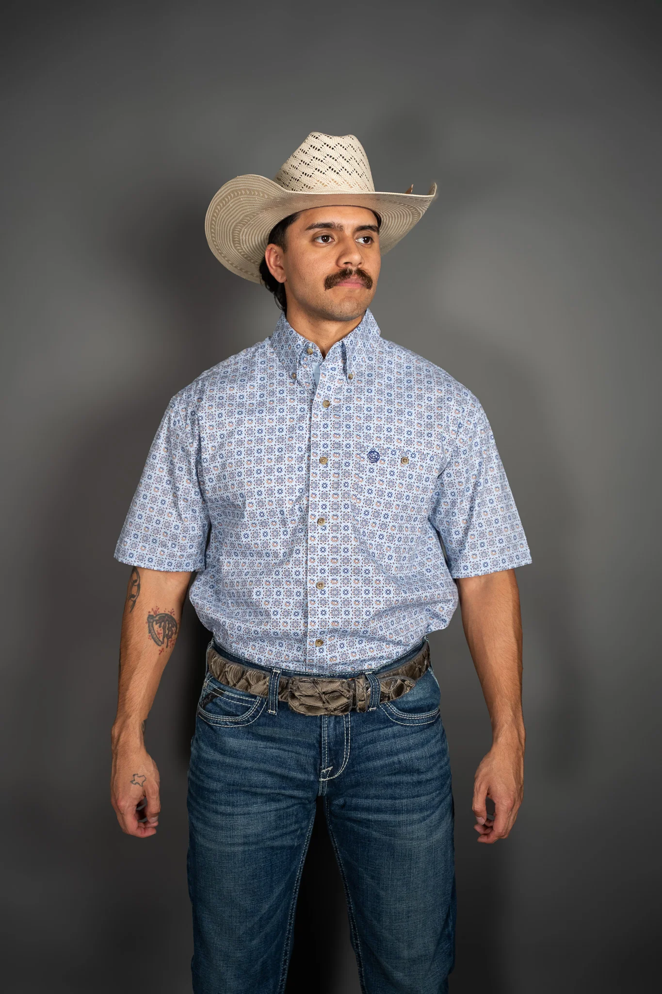 Wrangler George Strait Print Button Up - Image 2