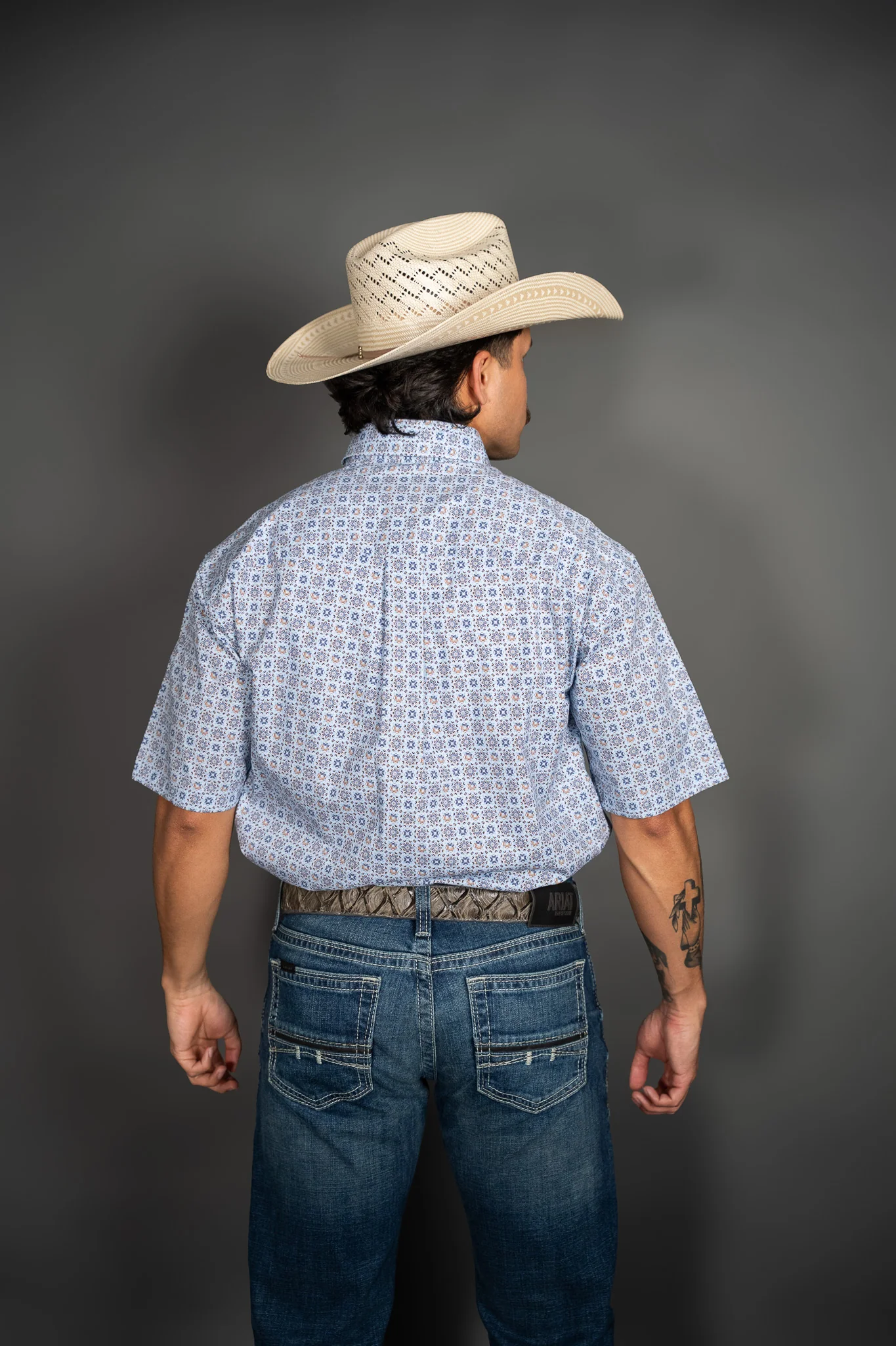 Wrangler George Strait Print Button Up - Image 3