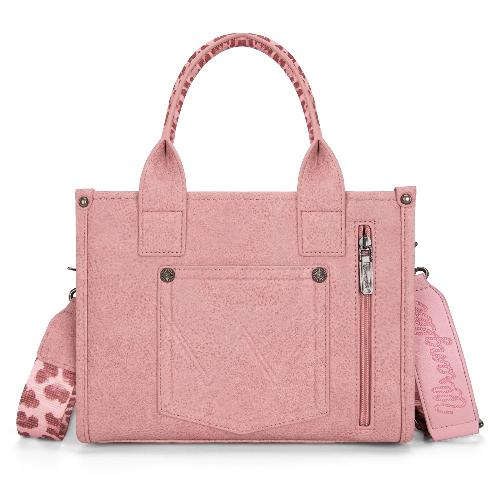 Wrangler Leopard Print Concealed Carry Tote/Crossbody - Image 3