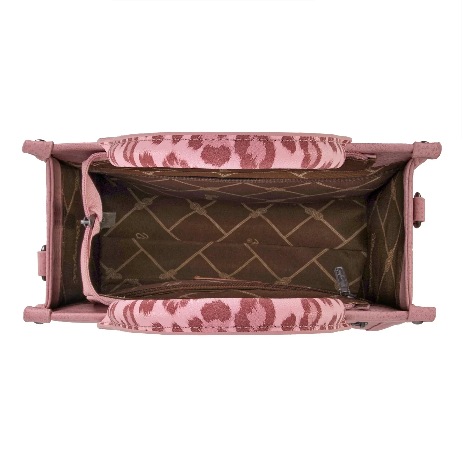 Wrangler Leopard Print Concealed Carry Tote/Crossbody - Image 7
