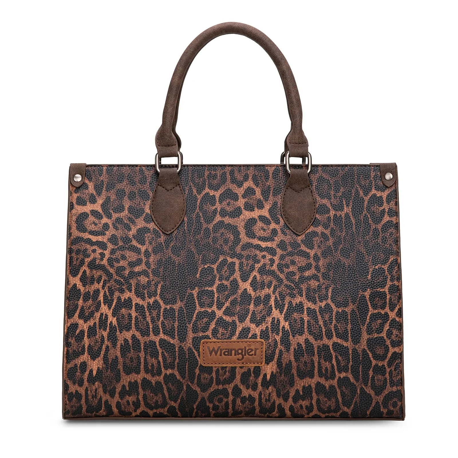 Wrangler Leopard Print Wide Tote Bag/Crossbody - Image 2