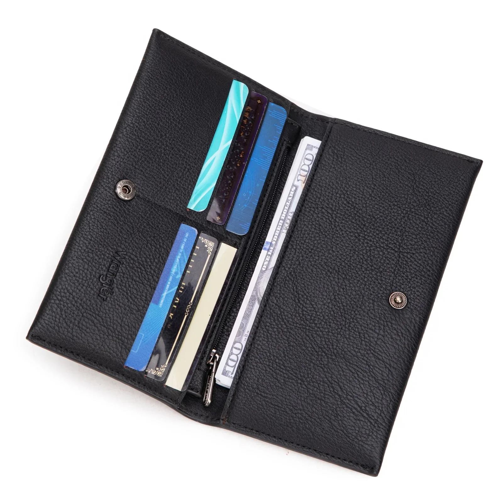 Wrangler Long Wallet with Detachable Zipper Pocket - Image 3