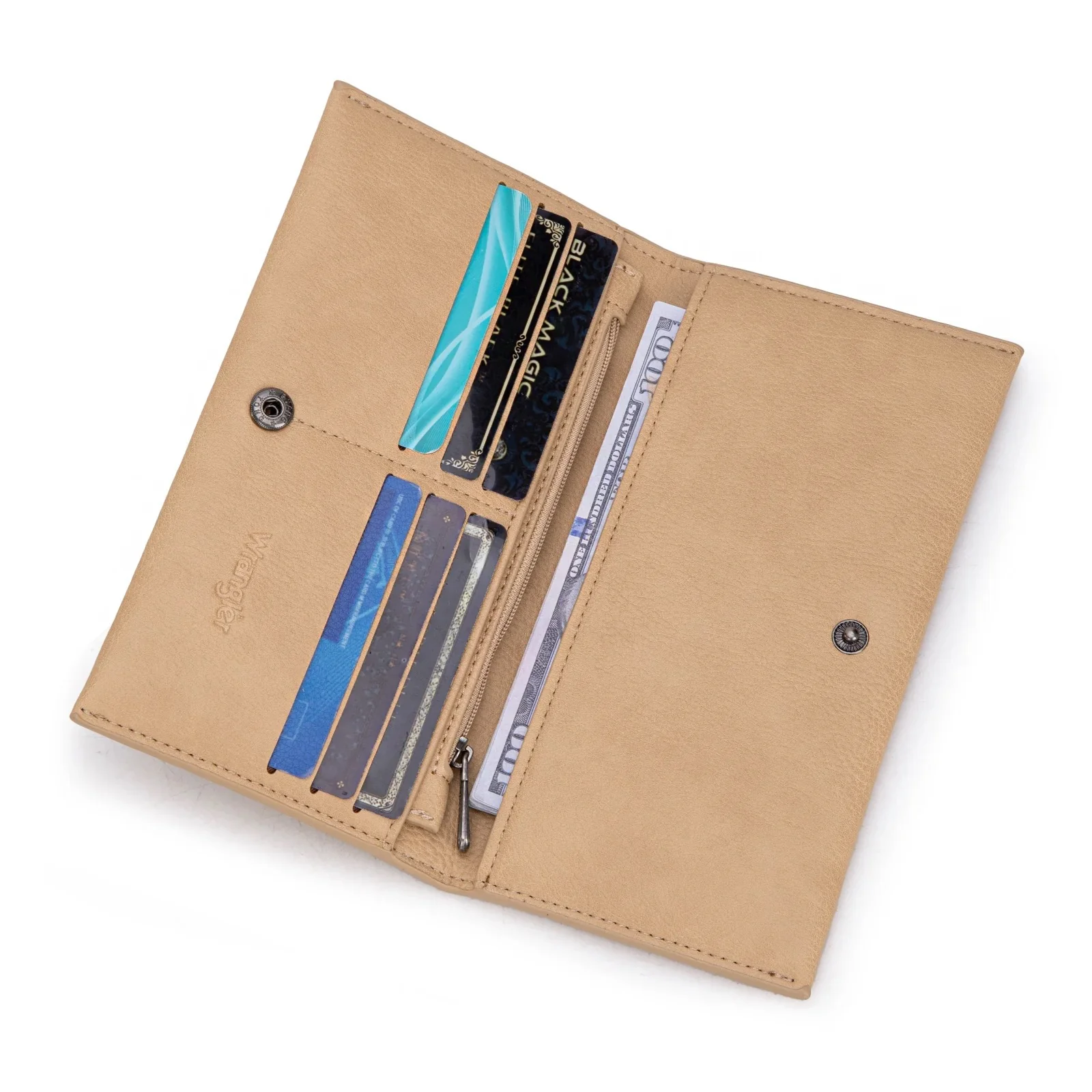 Wrangler Long Wallet with Detachable Zipper Pocket - Image 5