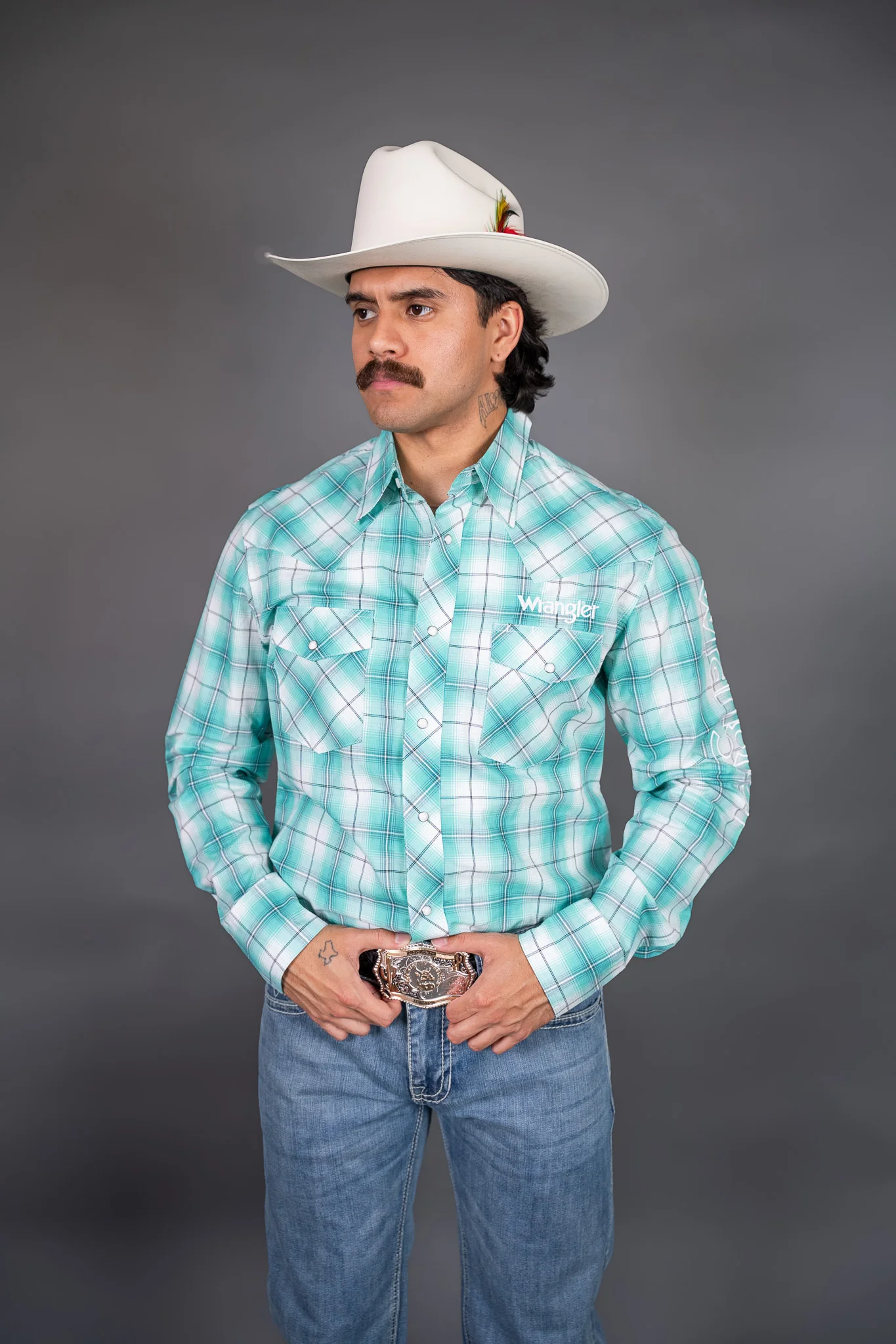 Wrangler Plaid Western Pearl Snap - Image 2