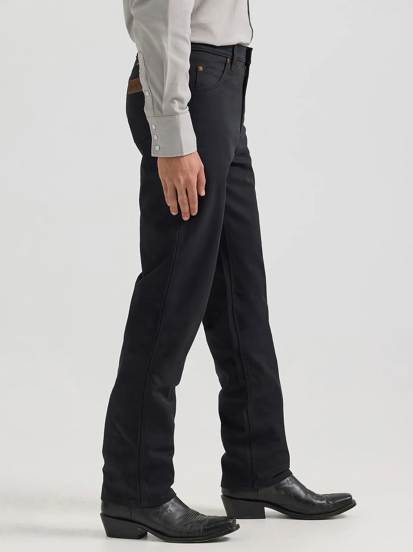 Wrangler Regular Fit Tough Confort Black Jean - Image 3