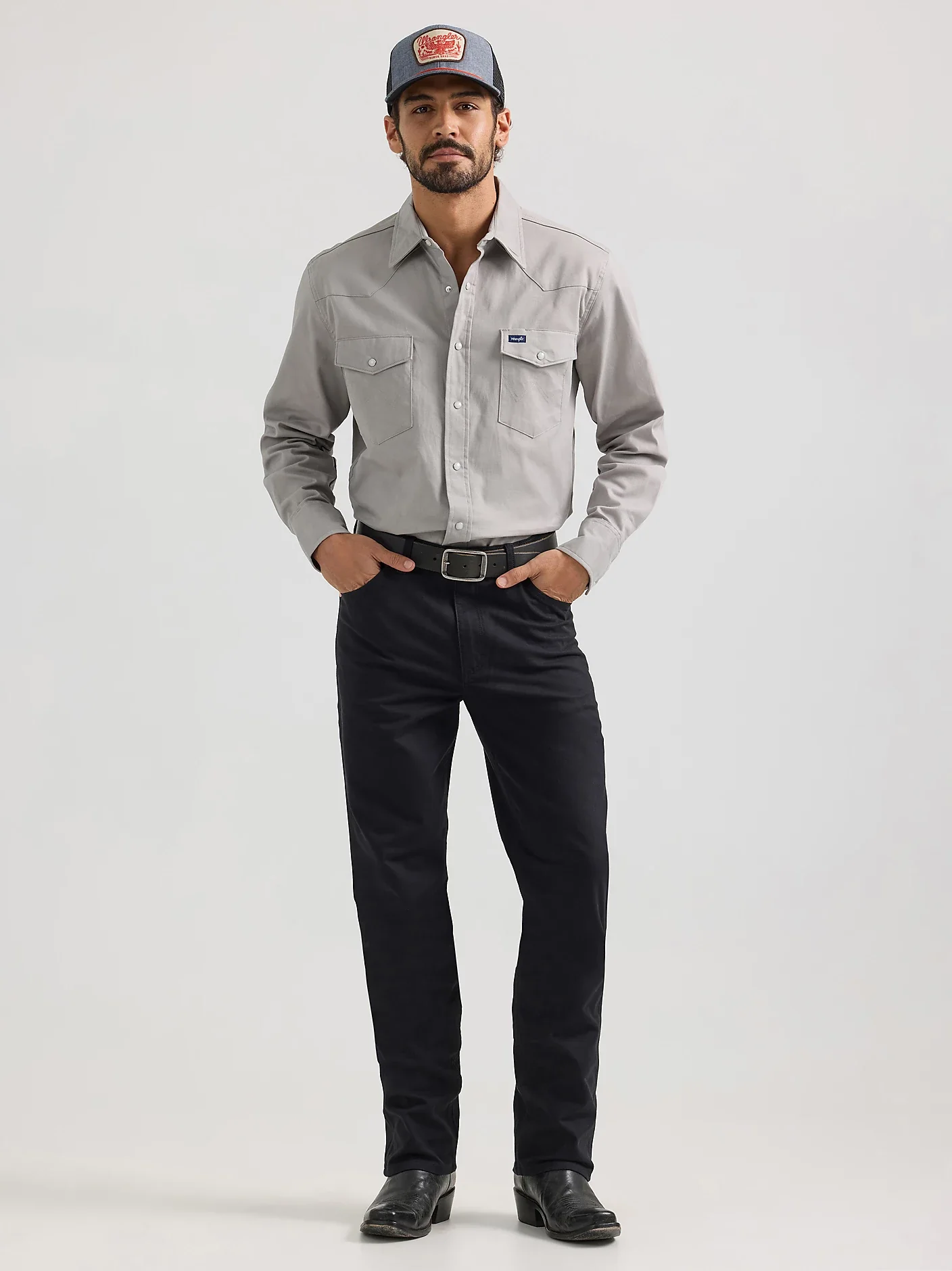 Wrangler Regular Fit Tough Confort Black Jean - Image 5