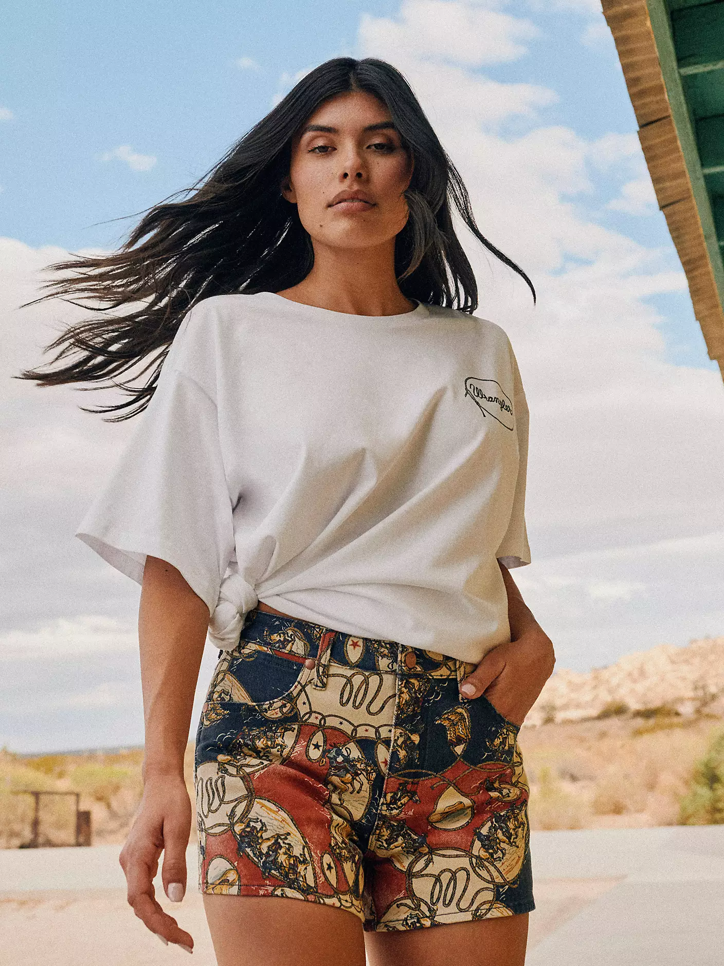 Womens Wrangler Rodeo T-Shirt - Image 2
