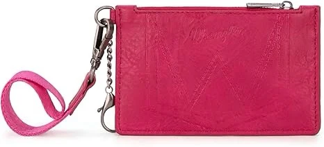 Wrangler Solid Color Key Chain Wristlet Card Wallet - Image 2