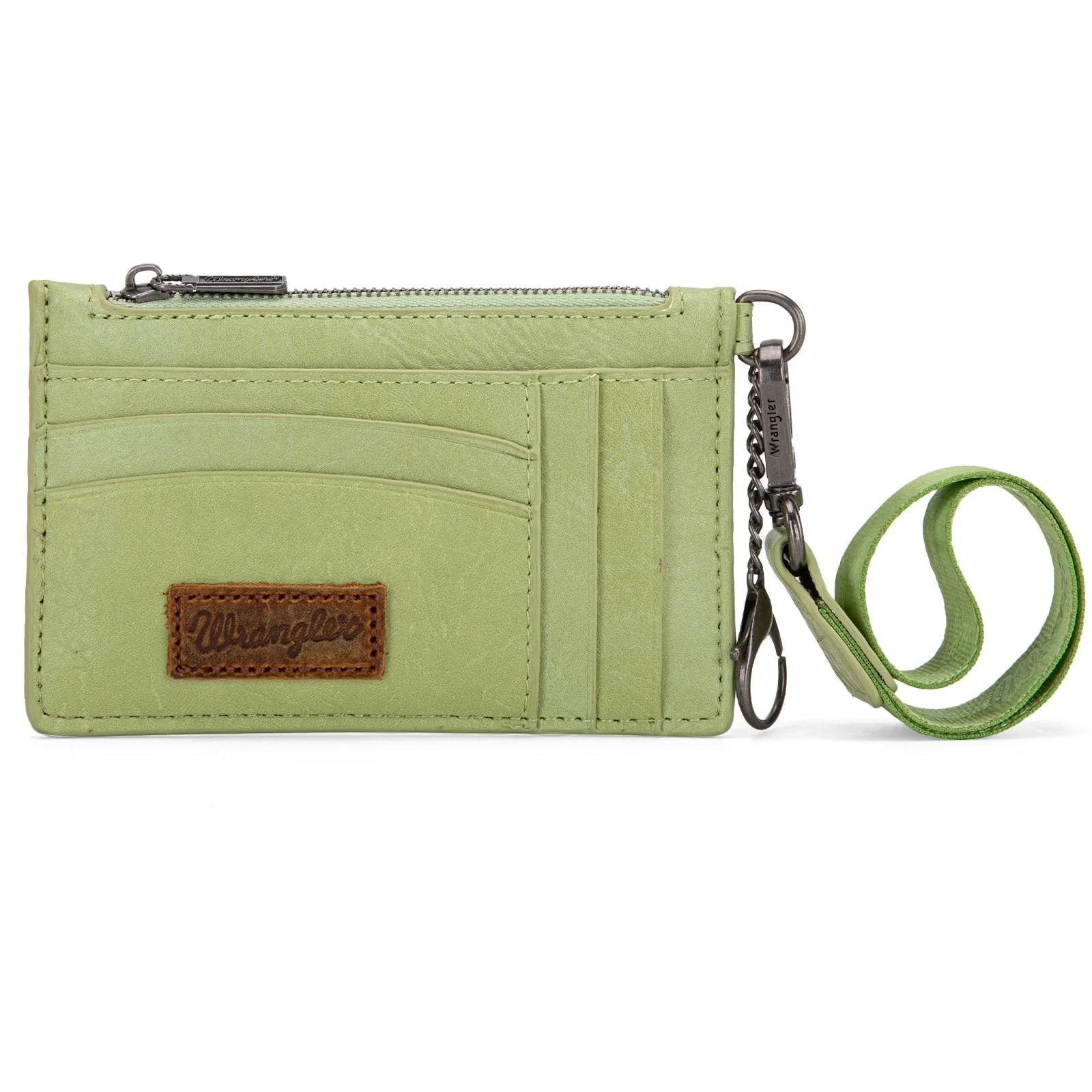 Wrangler Solid Color Key Chain Wristlet Card Wallet - Image 2