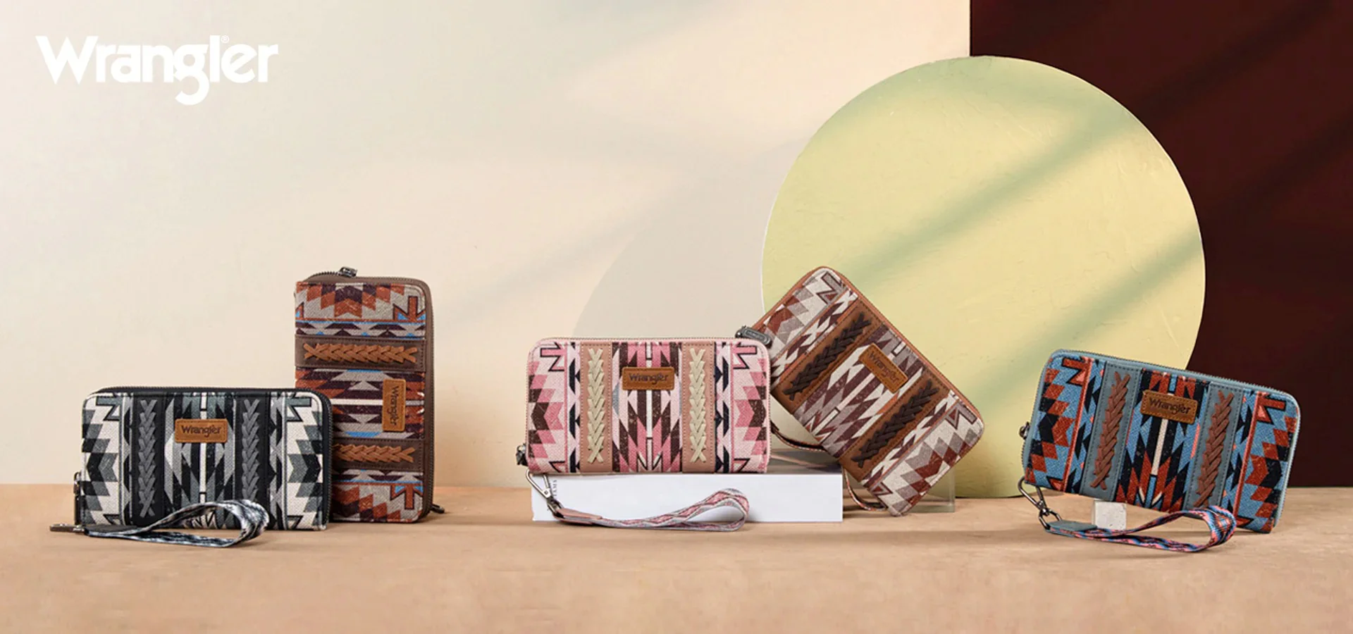 Wrangler Southwestern Art Print Wallet - Image 5