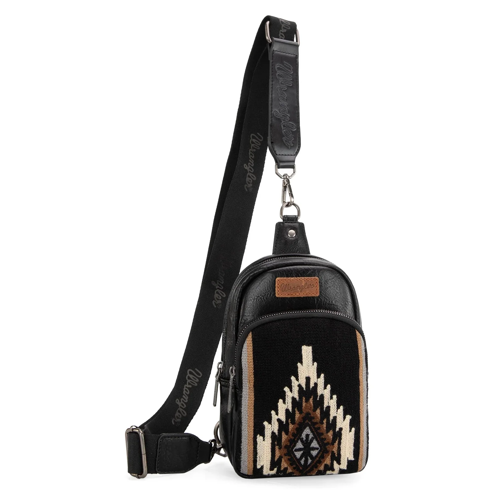 Wrangler Southwestern Knitted Sling Bag - Image 2