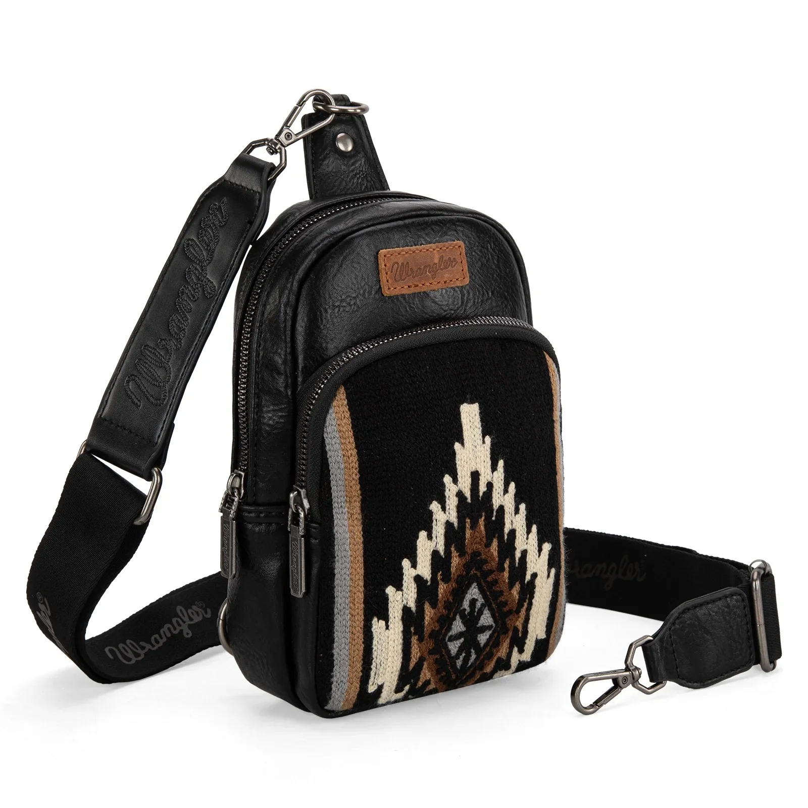 Wrangler Southwestern Knitted Sling Bag - Image 3