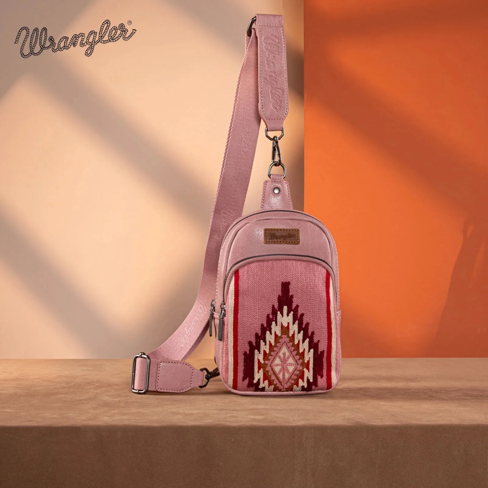 Wrangler Southwestern Knitted Sling Bag - Image 2