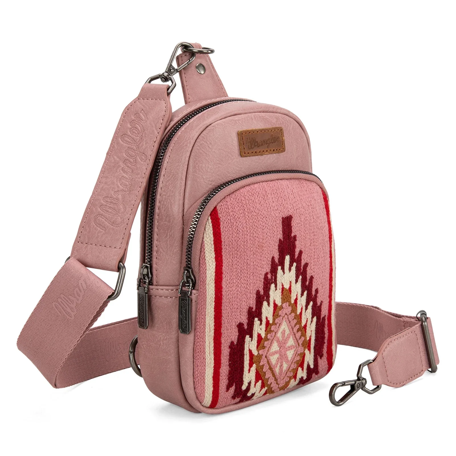Wrangler Southwestern Knitted Sling Bag - Image 4