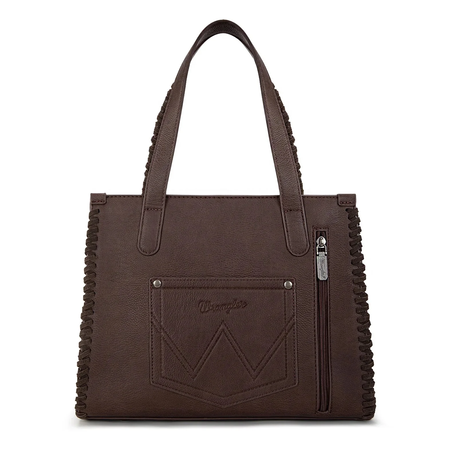Wrangler Vintage Retro Cowboy Cool Print Concealed Carry Satchel/Crossbody - Image 9