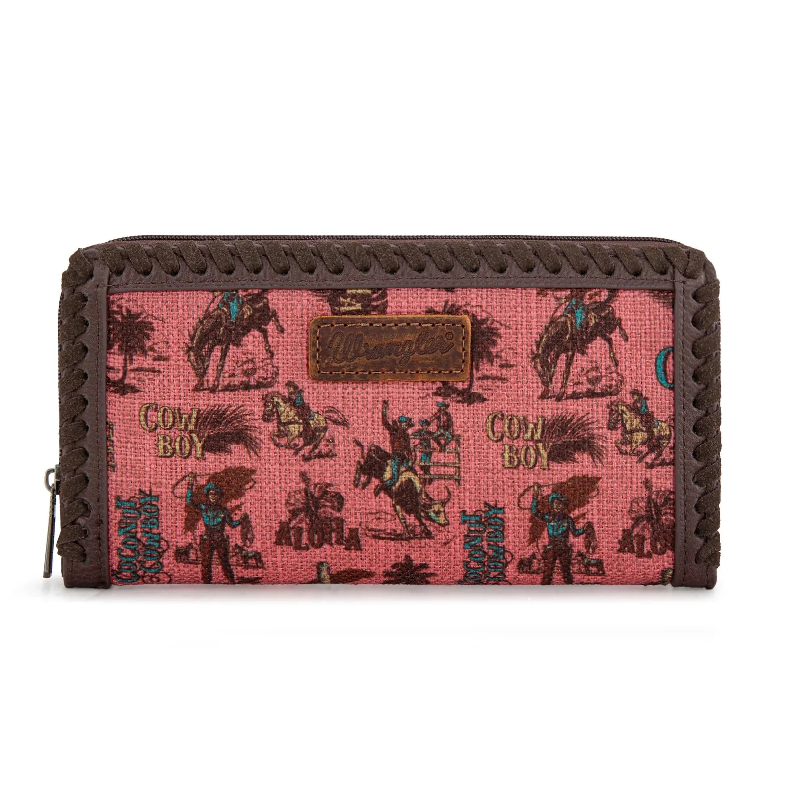 Wrangler Vintage Retro Cowboy Cool Print Wallet - Image 3