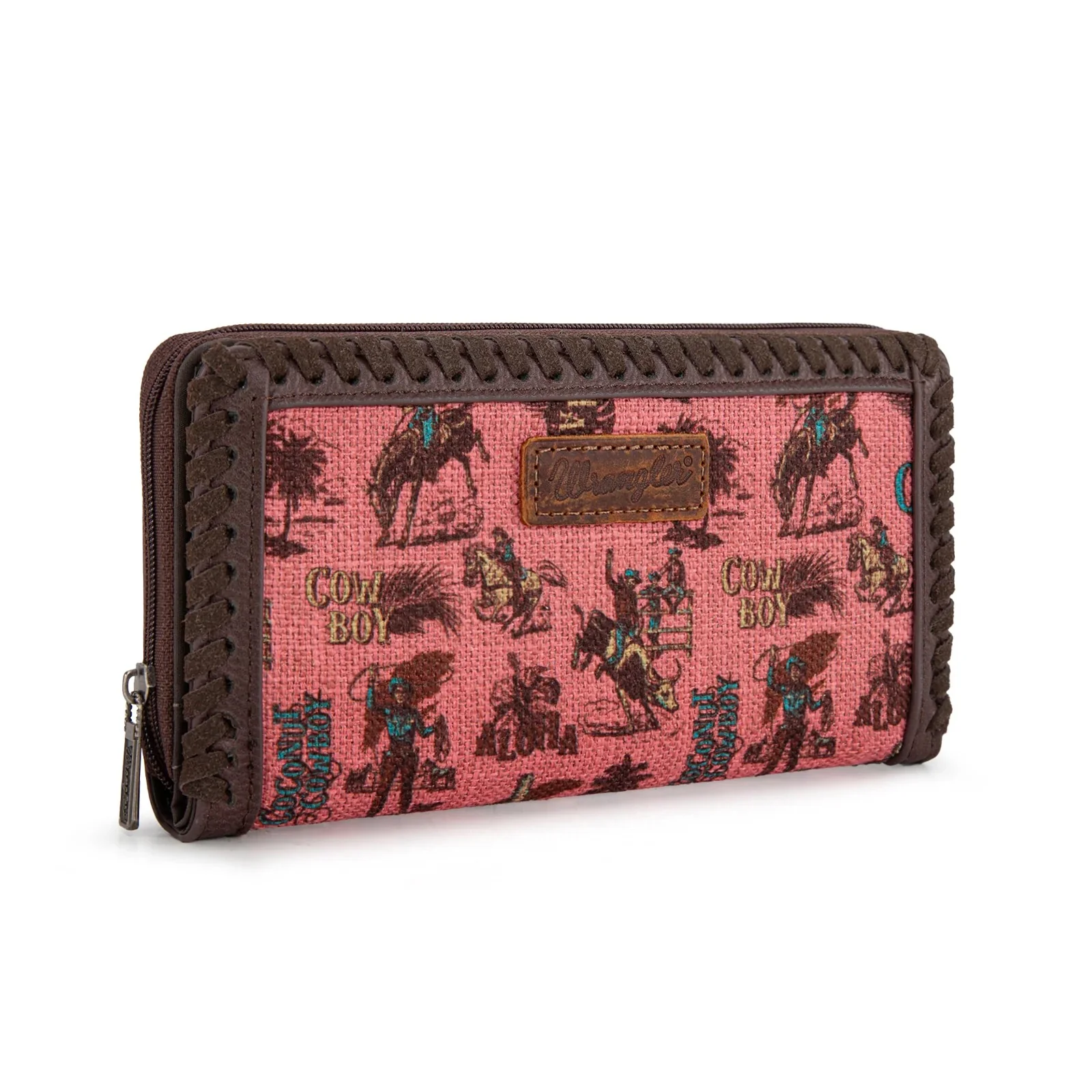 Wrangler Vintage Retro Cowboy Cool Print Wallet - Image 4