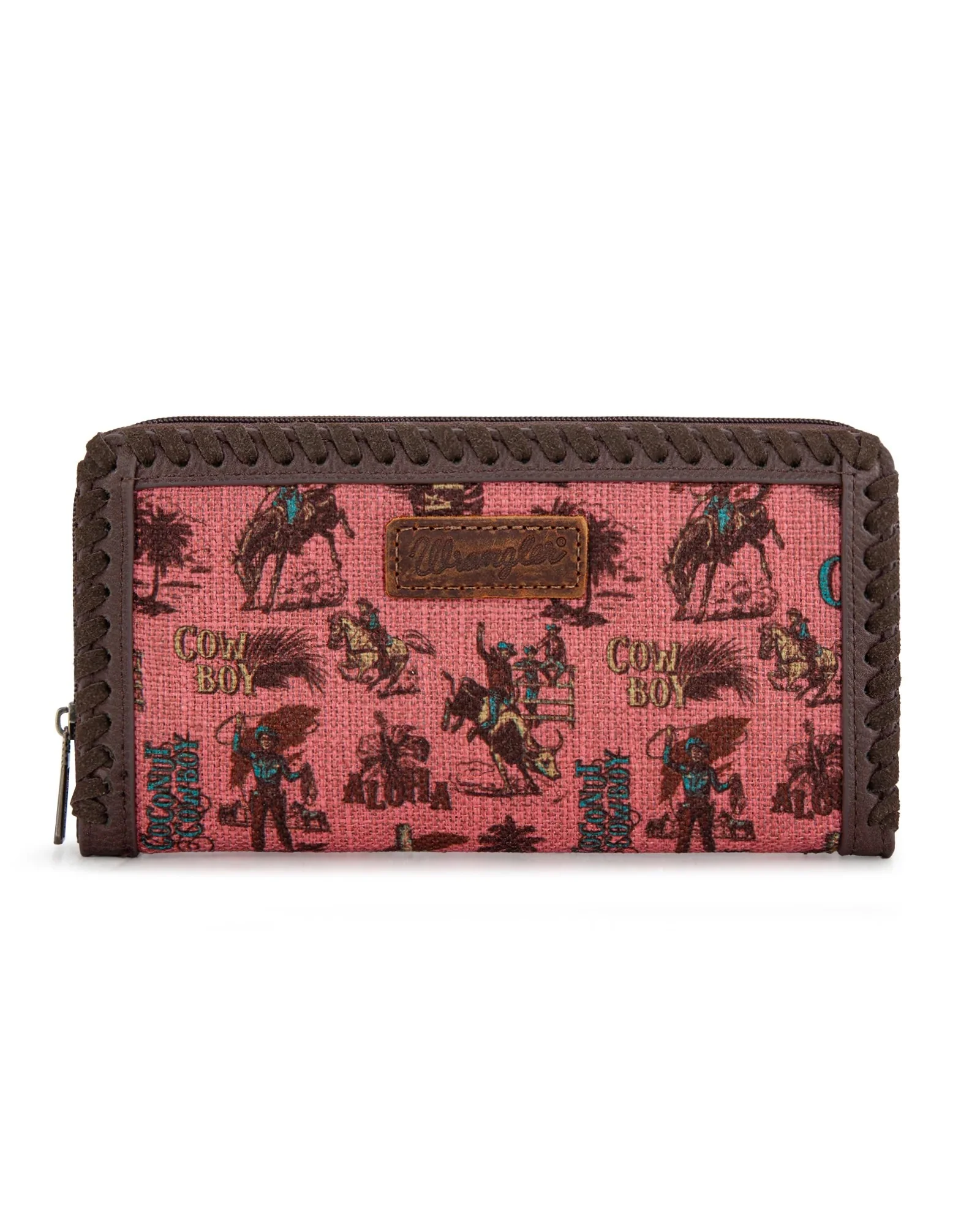 Wrangler Vintage Retro Cowboy Cool Print Wallet - Image 7