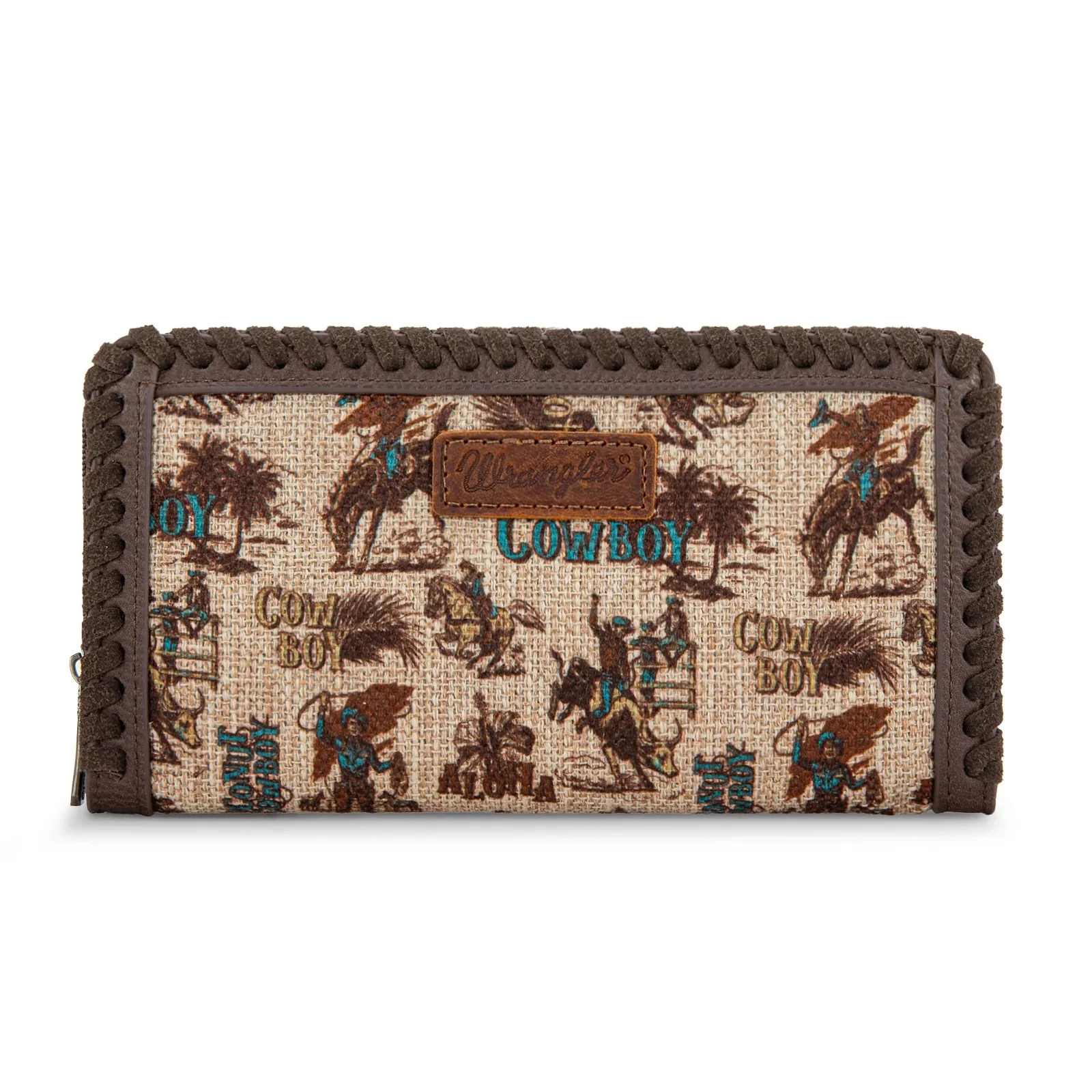 Wrangler Vintage Retro Cowboy Cool Print Wallet - Image 5