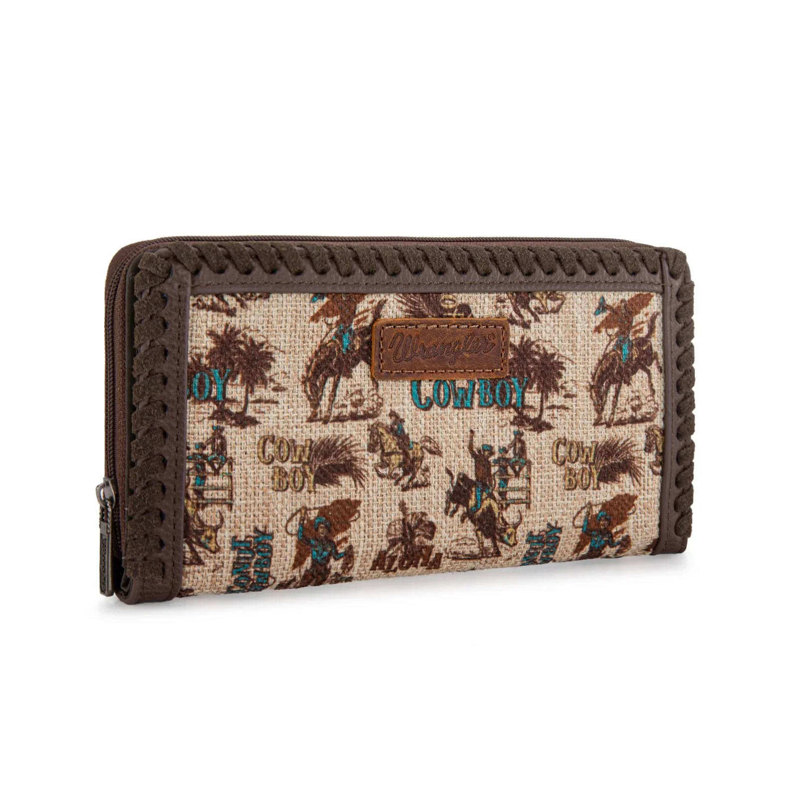 Wrangler Vintage Retro Cowboy Cool Print Wallet - Image 6