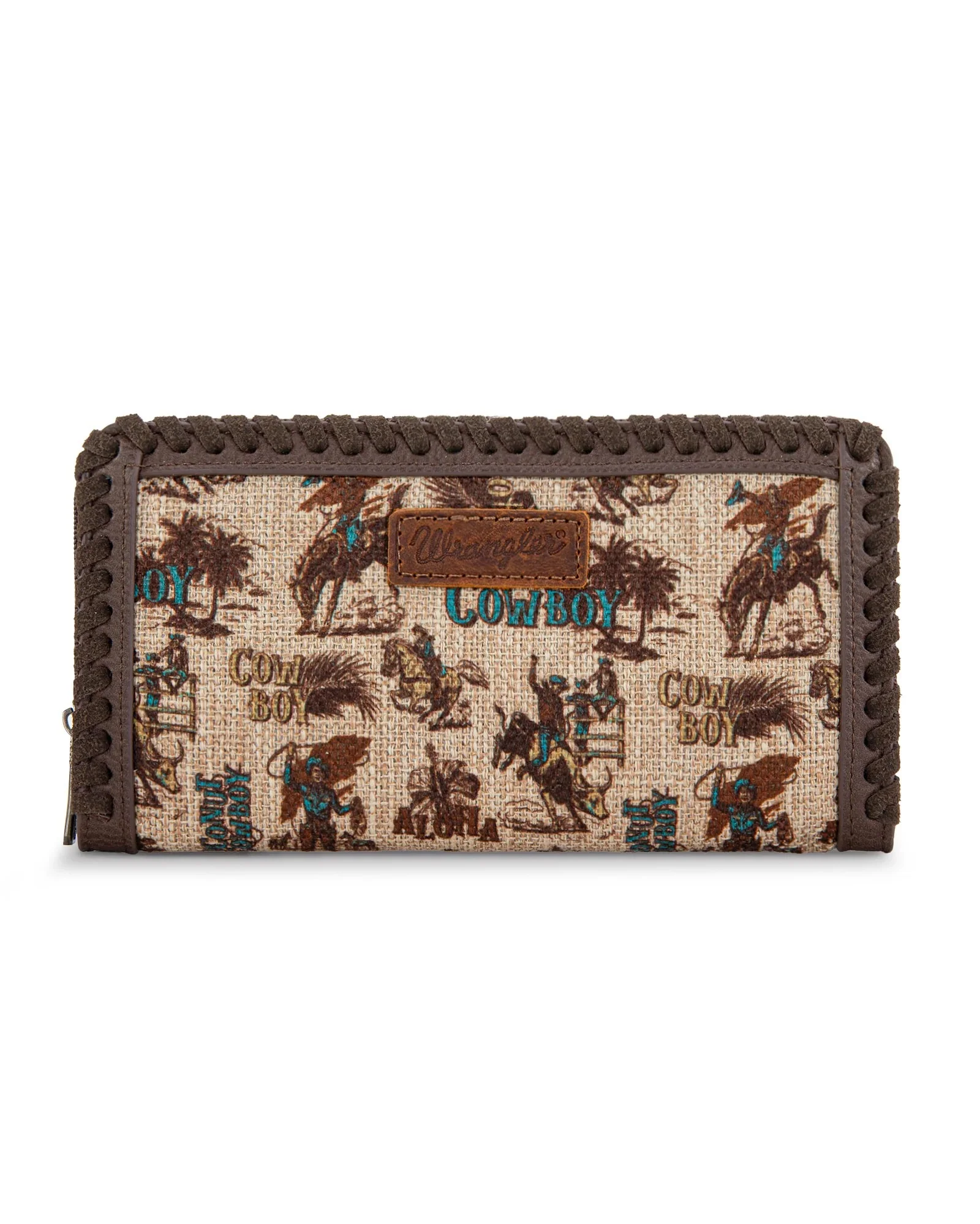 Wrangler Vintage Retro Cowboy Cool Print Wallet - Image 7