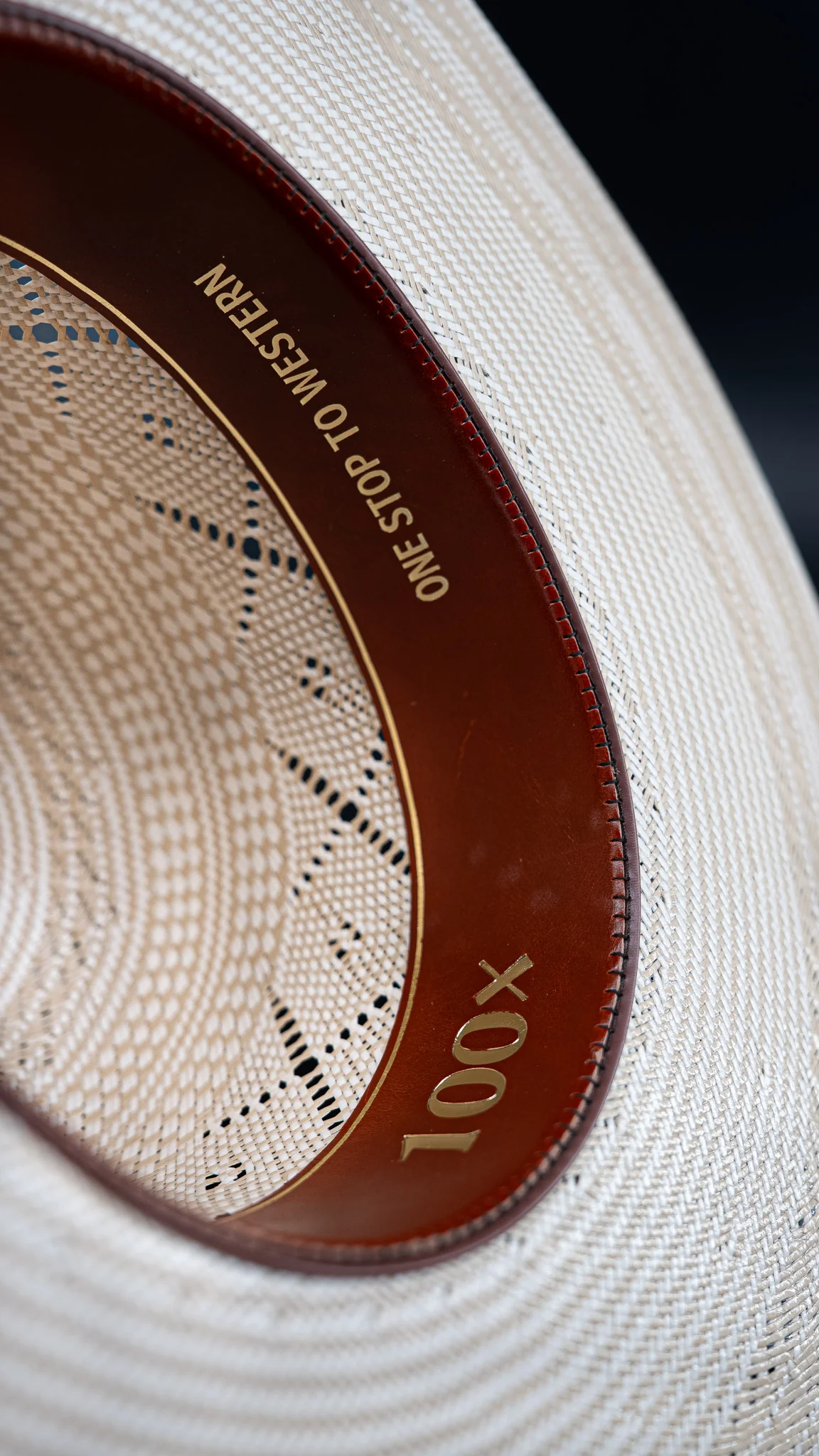 Rock'em 100X Xander Open Crown Straw Hat - Image 6